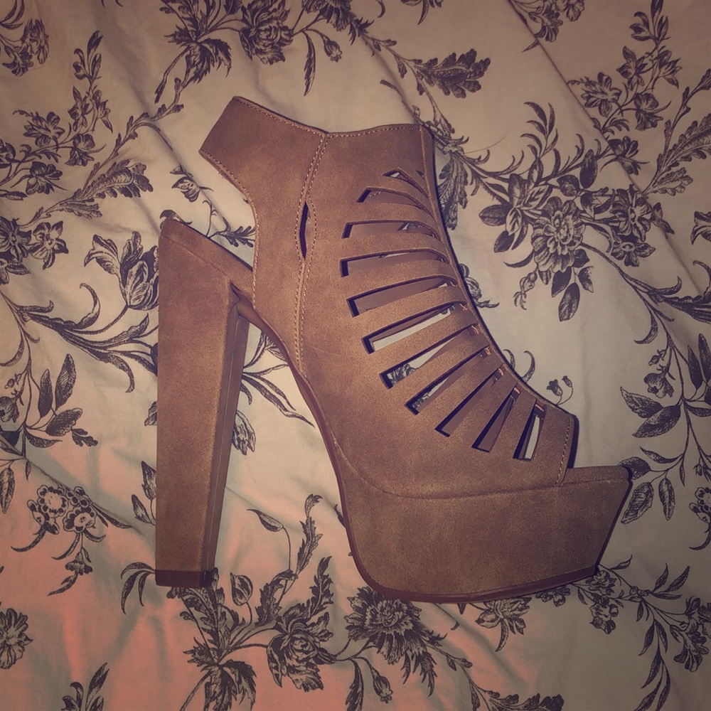 Tan High Heels